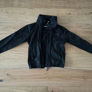 Bench Jacket - Hexagon Pattern - Black - Large